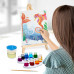 Painting Workshop Aquarelle Drawing Set With Wooden Easel For Ages 7+