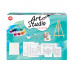 Painting Workshop Aquarelle Drawing Set With Wooden Easel For Ages 7+