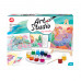 Painting Workshop Aquarelle Drawing Set With Wooden Easel For Ages 7+