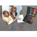 AS Wooden Art Case Deluxe Rainbow With 100 Accessories For Ages 3+