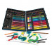 AS Wooden Art Case Deluxe Dino With 100 Accessories For Ages 3+