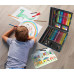 AS Wooden Art Case Deluxe Dino With 100 Accessories For Ages 3+