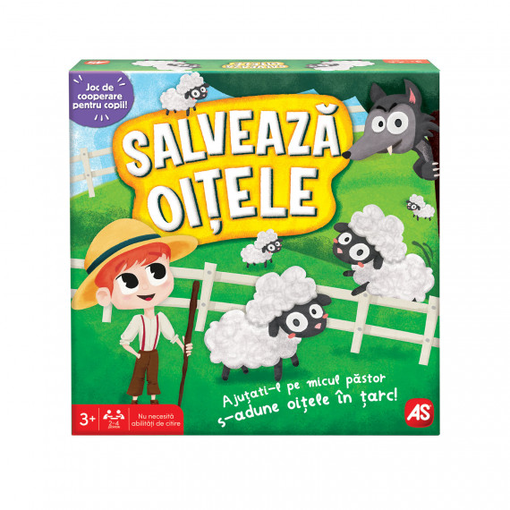 AS Games Board Game Save The Sheep For Ages 3+ And 2-4 Players