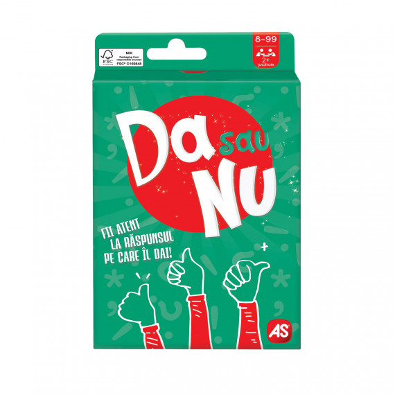 AS Games Card Game Yes Or No For Ages 8+ And 2+ Players