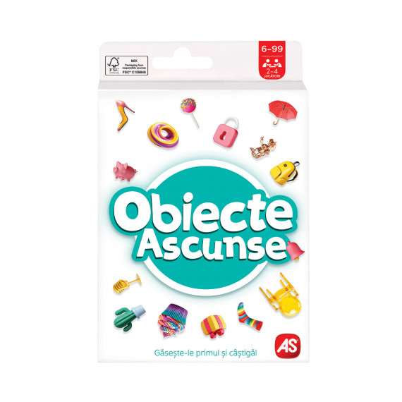 AS Games Card Game Hidden Objects For Ages 6-99 And 2-4 Players