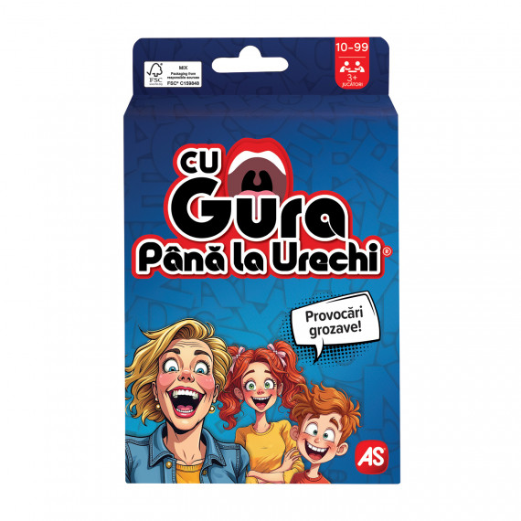 AS Games Card Game Mouth Wide Open For 10+ Ages and 3+ Players