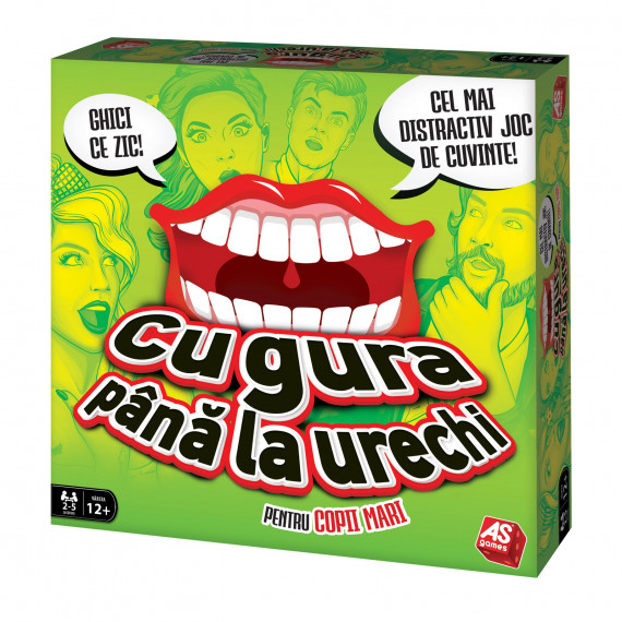 AS Games Board Game Mouthchallenge For Adults For Ages 12+ And 2-5 Players