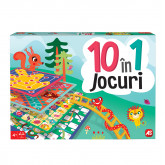 AS Games Board Game 10 in 1 Games: Classic And Educational Games For Ages 4+