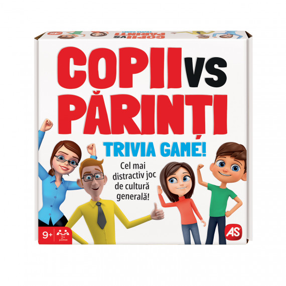 AS Games Board Game Kids vs Adults For Ages 9+ And 2+ Players