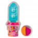 AS Dough Pot With 2 Dough Colors And 3D Cap Foldable Cutter 100gr For Ages 3+