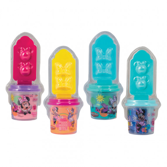 AS Dough Pot With 2 Dough Colors And 3D Cap Foldable Cutter 100gr For Ages 3+