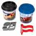 AS Dough 2 Pots With 3D Caps And 2 Cutters 228gr For Ages 3+