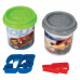 AS Dough 2 Pots With 3D Caps And 2 Cutters 228gr For Ages 3+