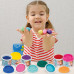 AS Dough Disney Frozen Polybag With 10 Pots And 3D Caps 280gr For Ages 3+