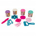 AS Dough Disney Frozen Bucket With 4 Pots - 3D Caps And 8 Tools 200gr For Ages 3+