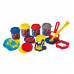 AS Dough Marvel Spiderman Bucket With 4 Pots - 3D Caps And 8 Tools 200gr For Ages 3+