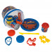 AS Dough Marvel Spiderman Bucket With 4 Pots - 3D Caps And 8 Tools 200gr For Ages 3+