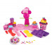 AS Dough Ice Cream Maker With 4 Dough Pots - 3D Caps 256gr And Sprinkles For Ages 3+