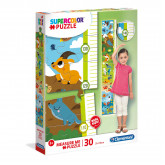 Clementoni Kids Puzzle Maxi Measure Me Cuties Animals 30 pcs