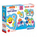 Clementoni Kids Puzzle My First Puzzles Baby Shark 3 - 6 - 9 - 12 pcs