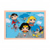 Clementoni Kids Puzzle 4 in 1 Supercolor DC Comics Super Friends 12-16-20-24 pcs