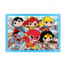 Clementoni Kids Puzzle 4 in 1 Supercolor DC Comics Super Friends 12-16-20-24 pcs