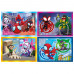 Clementoni Kids Puzzle 4 in 1 Super Color Marvel Spidey And His Amazing Friends 12-16-20-24 pcs
