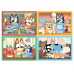 Clementoni Kids Puzzle 4 in 1 Super Color Bluey 12-16-20-24 pcs