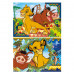 Clementoni Kids Puzzle Super Color Lion King 2x60 pcs