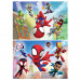 Clementoni Kids Puzzle Super Color Marvel Spidey And His Amazing Friends 2x60 pcs