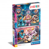 Clementoni Kids Puzzle Super Color Nickelodeon Paw Patrol The Mighty Movie 2x60 pcs