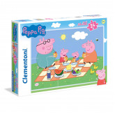 Clementoni Kids Puzzle Maxi Super Color Peppa Pig 24 pcs