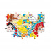 Clementoni Kids Puzzle Super Color Disney Princess 2x20 pcs