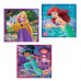 Clementoni Kids Puzzle Super Color Disney Princess 3x48 pcs