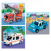 Clementoni Kids Puzzle Super Color Rescue Vehicles 3x48 pcs