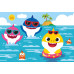 Clementoni Kids Puzzle Maxi Super Color Baby Shark 24 pcs