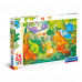 Clementoni Kids Puzzle Maxi Super Color Dinos Happy Oasis 24 pcs