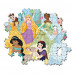 Clementoni Kids Puzzle Super Color Glitter Princess 104 pcs