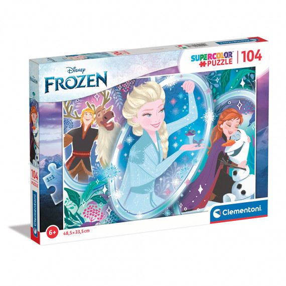 Clementoni Kids Puzzle Super Color Frozen II 104 pcs