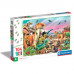 Clementoni Kids Puzzle Super Color Land Of Dinosaurs 104 pcs