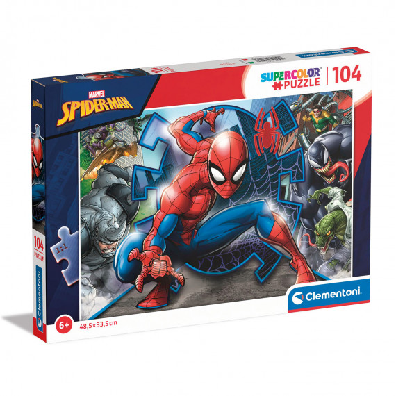 Clementoni Kids Puzzle Super Color SpiderMan 104 pcs