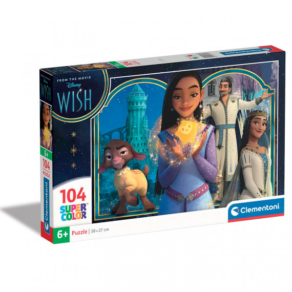 Clementoni Kids Puzzle Super Color Disney Wish 104 pcs