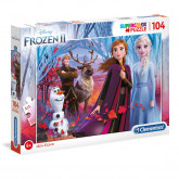 Clementoni Kids Puzzle Super Color Frozen II 104 pcs