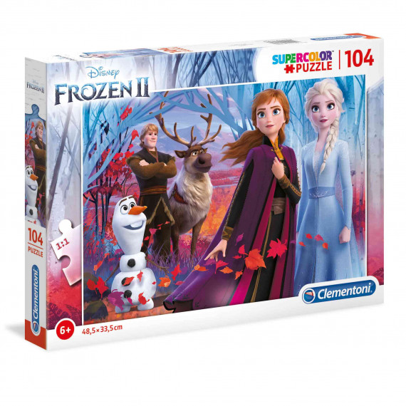 Clementoni Kids Puzzle Super Color Frozen II 104 pcs