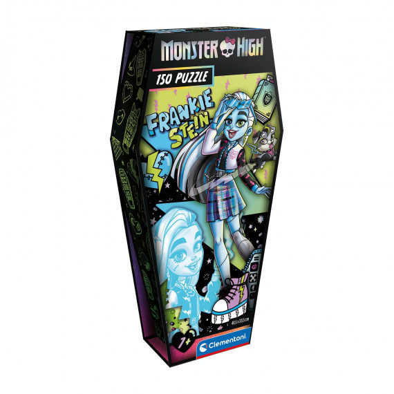 Clementoni Kids Puzzle Monster High Coffin Pack Frankie Stein 150 pcs
