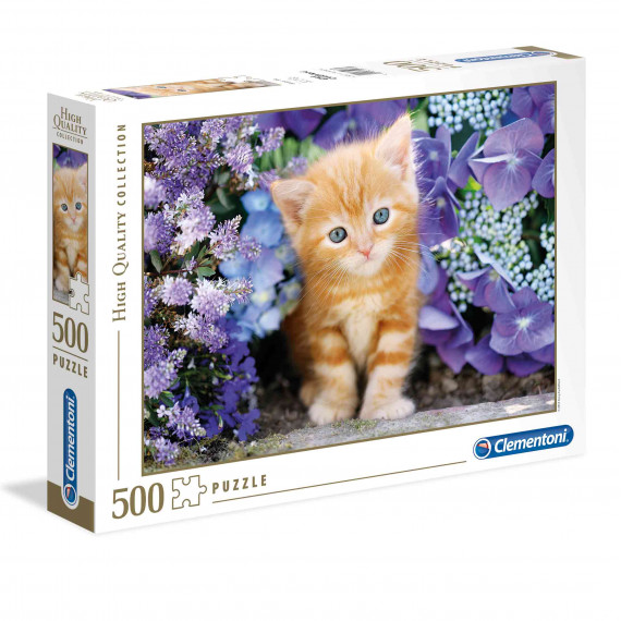 Clementoni Puzzle High Quality Collection Kitten With Blue Eyes 500 pcs