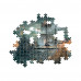 Clementoni Puzzle High Quality Collection The Pirate Ship 1500 pcs - Compact Box