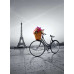Clementoni Puzzle High Quality Collection Bicycle With Flowers In Paris 500 pcs