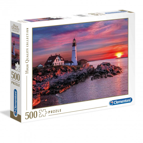 Clementoni Puzzle High Quality Collection Portland Head Light 500pcs