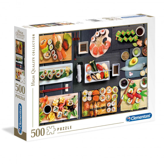 Clementoni Puzzle High Quality Collection Sushi 500 pcs